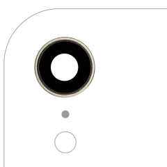 Back Camera Lens With Bracket & Bezel Compatible For iPhone XR (Aftermarket Plus) (Yellow) (10 Pack)