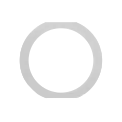 Home Button Gasket Compatible For iPad Mini 3 / Air 2 / Pro 9.7" (White) (10 Pack)