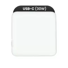 30W USB-C Power Wall Adapter For iPhone / iPad / Watch / iPad / MacBook (Used OEM Pull Grade: A)