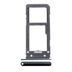 Dual Sim Card Tray Compatible For Samsung Galaxy S8 / S8 Plus (Midnight Black)