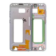 Mid-Frame Housing Compatible For Samsung Galaxy S8 Plus (With Small Parts) (Coral Blue)