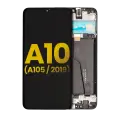 LCD Assembly With Frame Compatible For Samsung Galaxy A10 (A105 / 2019) (Single Sim) (North American Version) (Refurbished) (Black)