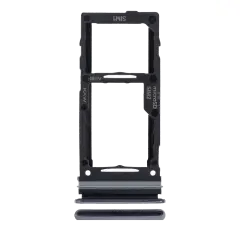 Dual Sim Card Tray Compatible For Samsung Galaxy A72 (A725 / 2021) (Awesome Black)
