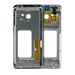 Mid-Frame Housing Compatible For Samsung Galaxy S9 Plus (With Small Parts) (Sunrise Gold Frame)