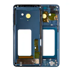 Mid-Frame Housing Compatible For Samsung Galaxy S9 Plus (With SmallParts) (Coral Blue Frame)