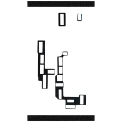 Mainboard Inline Insulator Sticker Compatible For iPhone 16 / 16 Plus (5 Piece Set) (10 Pack)