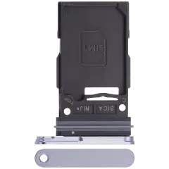Single Sim Card Tray Compatible For Samsung Galaxy S25 / S25 Plus (Premium) (Iceblue)