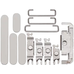 Hard Buttons (Power / Volume / Switch) Compatible For iPhone 16 Pro / 16 Pro Max (Natural Titanium)