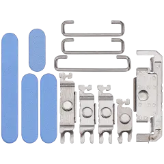 Hard Buttons (Power / Volume / Switch) Compatible For iPhone 16 / 16 Plus (Ultramarine)