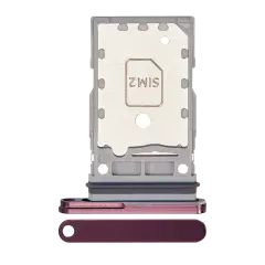 Dual Sim Card Tray Compatible For Samsung Galaxy Z Fold 4 (F936) (Burgundy)