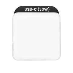 30W USB-C Power Wall Adapter For iPhone / iPad / Watch / iPad / MacBook (Used OEM Pull Grade: New)