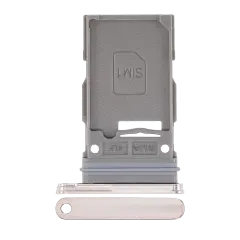 Single Sim Card Tray Compatible For Samsung Galaxy S22 5G / S22 Plus 5G (Pink Gold)