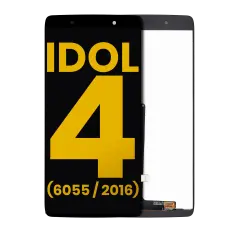 LCD Assembly Without Frame Compatible For Alcatel Idol 4 (6055 / 2016) (Refurbished) (Black)