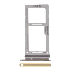 Dual Sim Card Tray Compatible For Samsung Galaxy S10 / S10 Plus / S10E (Canary Yellow)