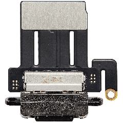 Charging Port Flex Cable Compatible For iPad Pro 11" 5th Gen (2024) (Aftermarket Plus) (Space Black)