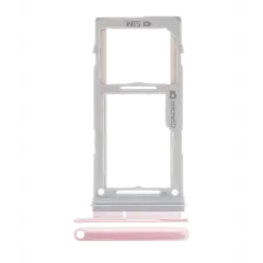 Single Sim Card Tray Compatible For Samsung Galaxy S10 / S10 Plus / S10E (Flamingo Pink)