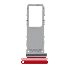 Single Sim Card Tray Compatible For Samsung Galaxy Note 10 (Aura Red)