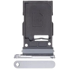 Single Sim Card Tray Compatible For Samsung Galaxy S25 / S25 Plus (Premium) (White)