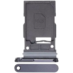 Single Sim Card Tray Compatible For Samsung Galaxy S25 / S25 Plus (Premium) (Black)