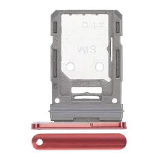 Single Sim Card Tray Compatible For Samsung Galaxy S20 FE 5G (Cloud Red)