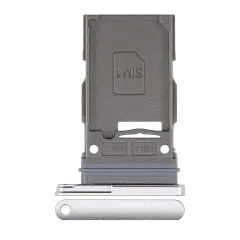Single Sim Card Tray Compatible For Samsung Galaxy S21 FE 5G (White)