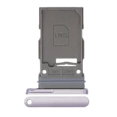 Single Sim Card Tray Compatible For Samsung Galaxy S21 FE 5G (Lavender)