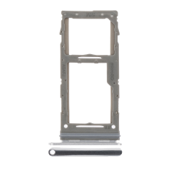 Single Sim Card Tray Compatible For Samsung Galaxy A71 5G (A716 / 2020) (Prism Cube Silver)