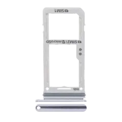 Dual Sim Card Tray Compatible For Samsung Galaxy S8 / S8 Plus (Orchid Gray)