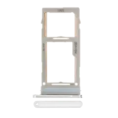 Single Sim Card Tray Compatible For Samsung Galaxy Note 20 Ultra 5G (Mystic White)