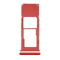 Single Sim Card Tray Compatible For Samsung Galaxy A12 (A125 / 2020) (Red)