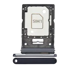 Single Sim Card Tray Compatible For Samsung Galaxy A53 5G (A536 / 2022) (Black)