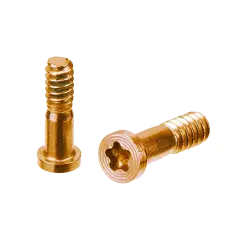 Pentalobe Screws Compatible For iPhone 8 / 8 Plus / SE (2020) / SE (2022) (10 Pack) (Gold)