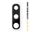 Back Camera Lens With Cover Bezel Ring Compatible For Samsung Galaxy A50 (A505 / 2019) (White)