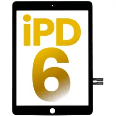 Digitizer Compatible For iPad 6 (2018) (Black) (Premium)