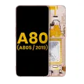 OLED Assembly With Frame Compatible For Samsung Galaxy A80 (A805 / 2019) (Angel Gold) (Refurbished)