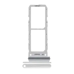 Dual Sim Card Tray Compatible For Samsung Galaxy Note 10 (Aura White)