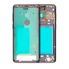 Mid-Frame Housing Compatible For Samsung Galaxy S9 Plus (With SmallParts) (Midnight Black Frame)