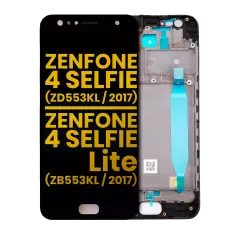 LCD Assembly With Frame Compatible For Asus ZenFone 4 Selfie (ZD553KL / 2017) / ZenFone 4 Selfie Lite (ZB553KL / 2017) (Refurbished) (Black)