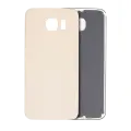 Back Cover Glass Compatible For Samsung Galaxy S6 (No Logo) (Aftermarket Plus) (Gold)
