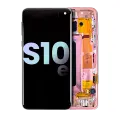 OLED Assembly With Frame Compatible For Samsung Galaxy S10E (Service Pack) (Flamingo Pink)