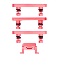 Hard Buttons (Power / Volume / Switch) Compatible For iPhone 7 Plus (Red)