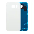 Back Cover Glass Compatible For Samsung Galaxy S6 (Service Pack) (White)