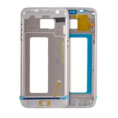 Mid-Frame Housing Compatible For Samsung Galaxy S7 Edge (With Small Parts) (Gold)
