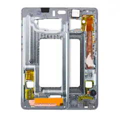 Mid-Frame Housing Compatible For Samsung Galaxy S10 (With Small Parts) (Prism White)