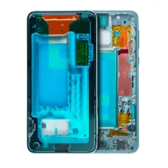 Mid-Frame Housing Compatible For Samsung Galaxy S10E (With Small Parts) (Prism Green)