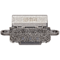 Charging Port Only Compatible For iPad Air 11" (2024) / Air 13" (2024) (Soldering Required) (Space Gray) (Premium) (10 Pack)