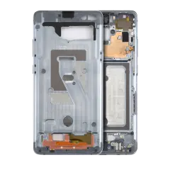 Mid-Frame Housing Compatible For Samsung Galaxy S10 (With Small Parts) (Prism White)