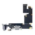Charging Port Flex Cable Compatible For iPhone 6 Plus (Aftermarket) (Space Gray)