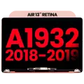 Complete LCD Display Assembly Compatible For MacBook Air 13" Retina (A1932 / Late 2018 / Early 2019) (Aftermarket Plus) (Rose Gold)