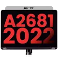 Complete LCD Display Assembly Compatible For MacBook Air 13" (A2681 / Mid 2022) (Aftermarket Plus) (Space Gray)